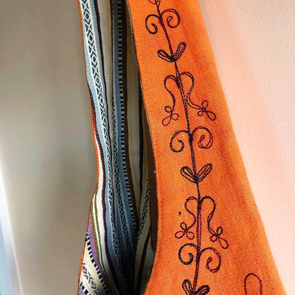 Earth Divas Reversible Boho Embroidered Hobo Bag - Picture 13 of 15